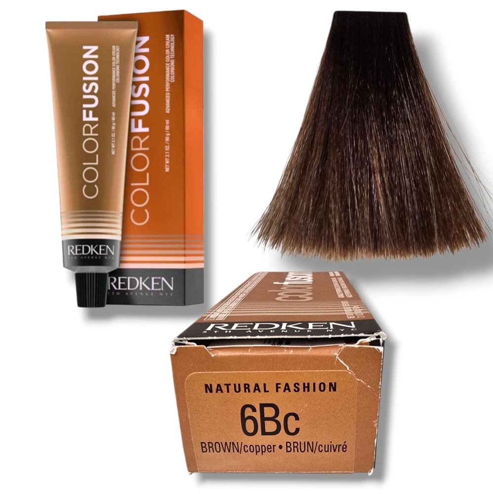 Redken Color Fusion Natural Fashion Permanent Hair Color Cream 6Bc